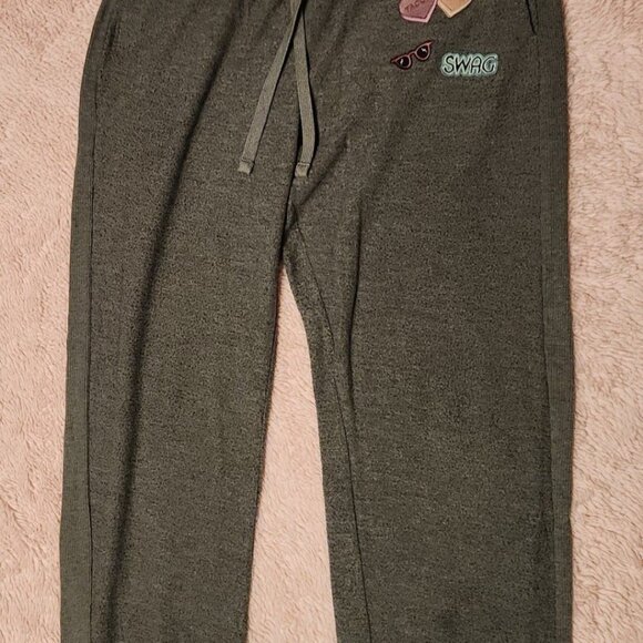 Womens L Hollister Banded Drawstring Sweatpants with Pockets - Picture 4 of 4